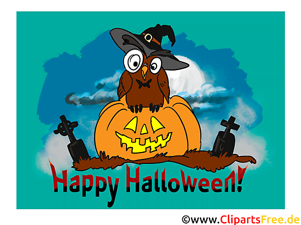 Halloween Einladung mit Text Happy Halloween