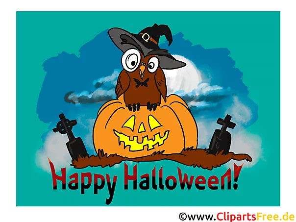 Halloween Einladung mit Text Happy Halloween