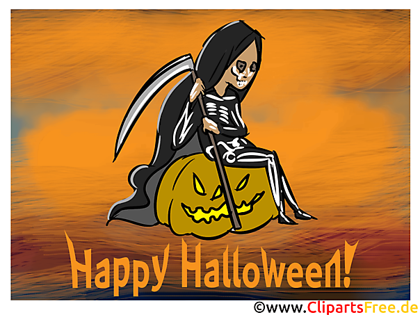 Halloween Postkarten kostenlos
