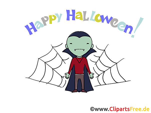 Halloweenkarte Happy Halloween kostenlos versenden