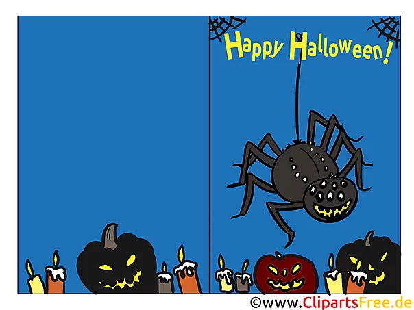 Kostenlose Einladung zur Halloweenparty zum Ausdrucken