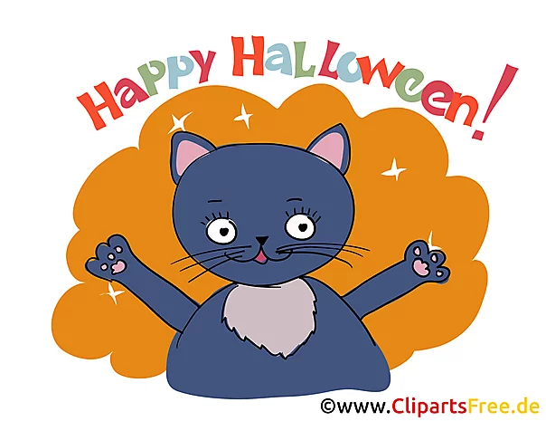Schwarze Katze eCard online verschicken ohne Registrierung