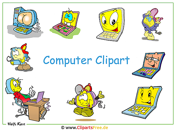 Clipart Computers As Free Wallpaper