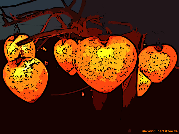 Leuchtende in der Nacht Herzen Design, Illustration, Clipart