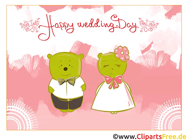 Ecards zum Hochzeitstag kostenlos per Mail verschicken
