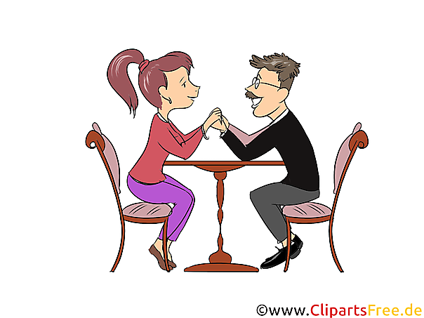 Liebeserklährung Clipart, Bild, Illustration in Farbe Liebeserklährung Clipart, Bild, Illustration in Farbe