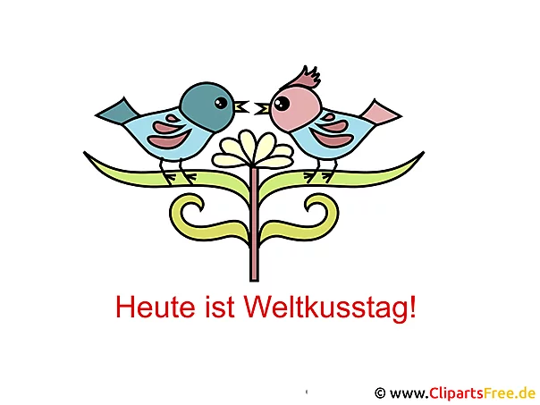 Weltkusstag Grusskarte, Cartoon, Clipart gratis