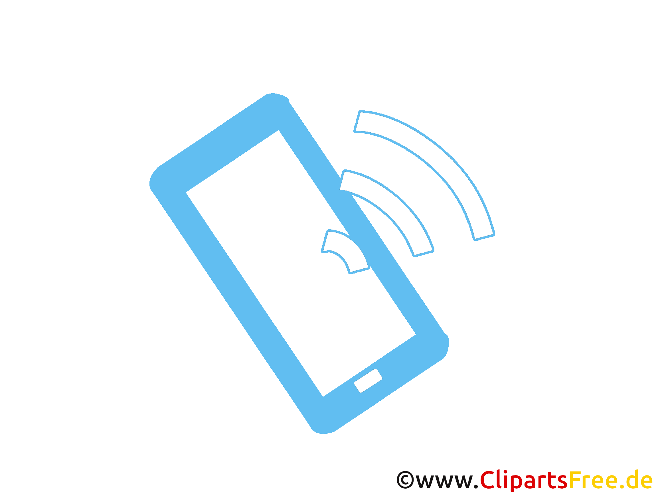 Connect mobile device icon clipart