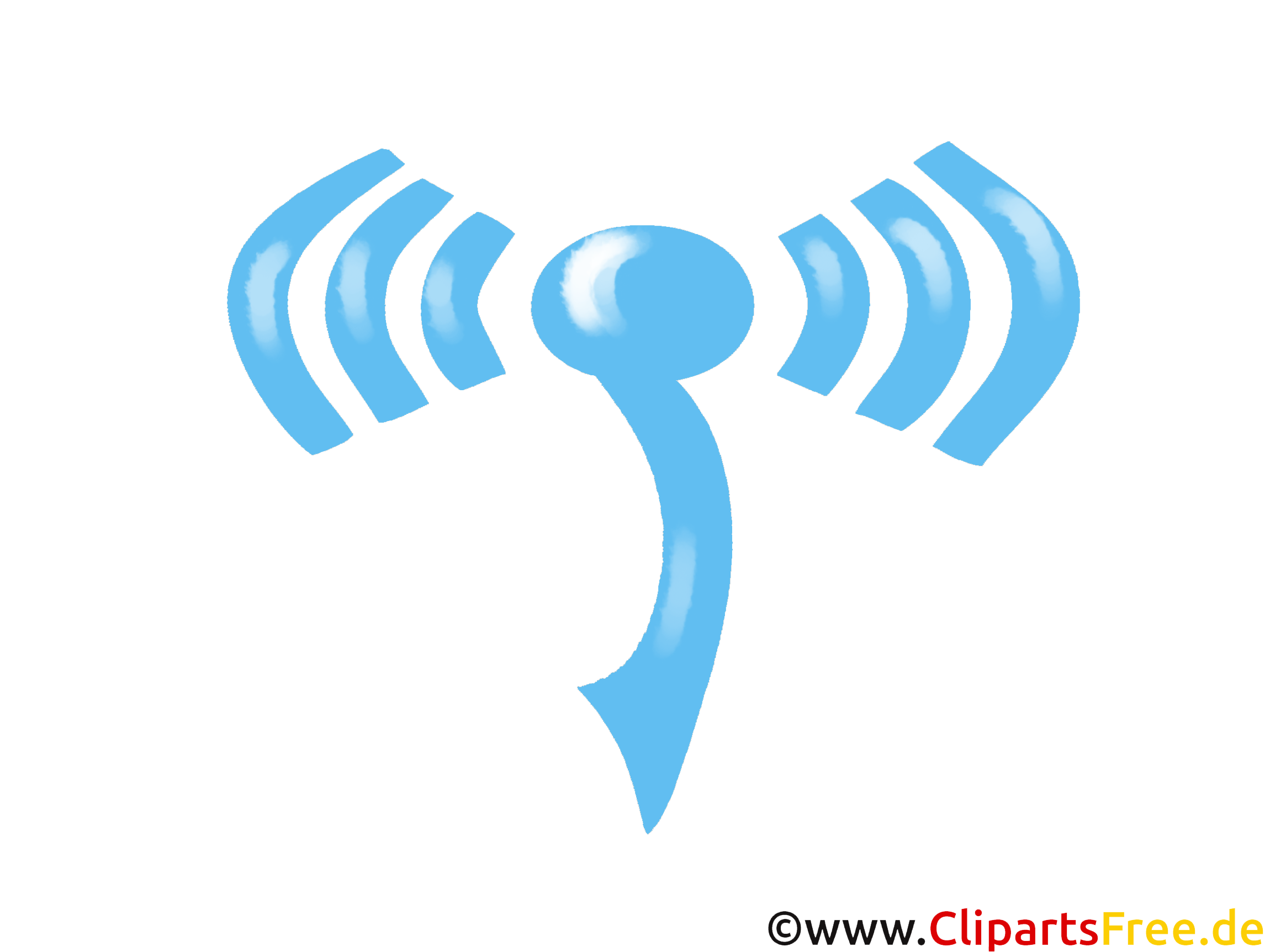 Signal clip art icon