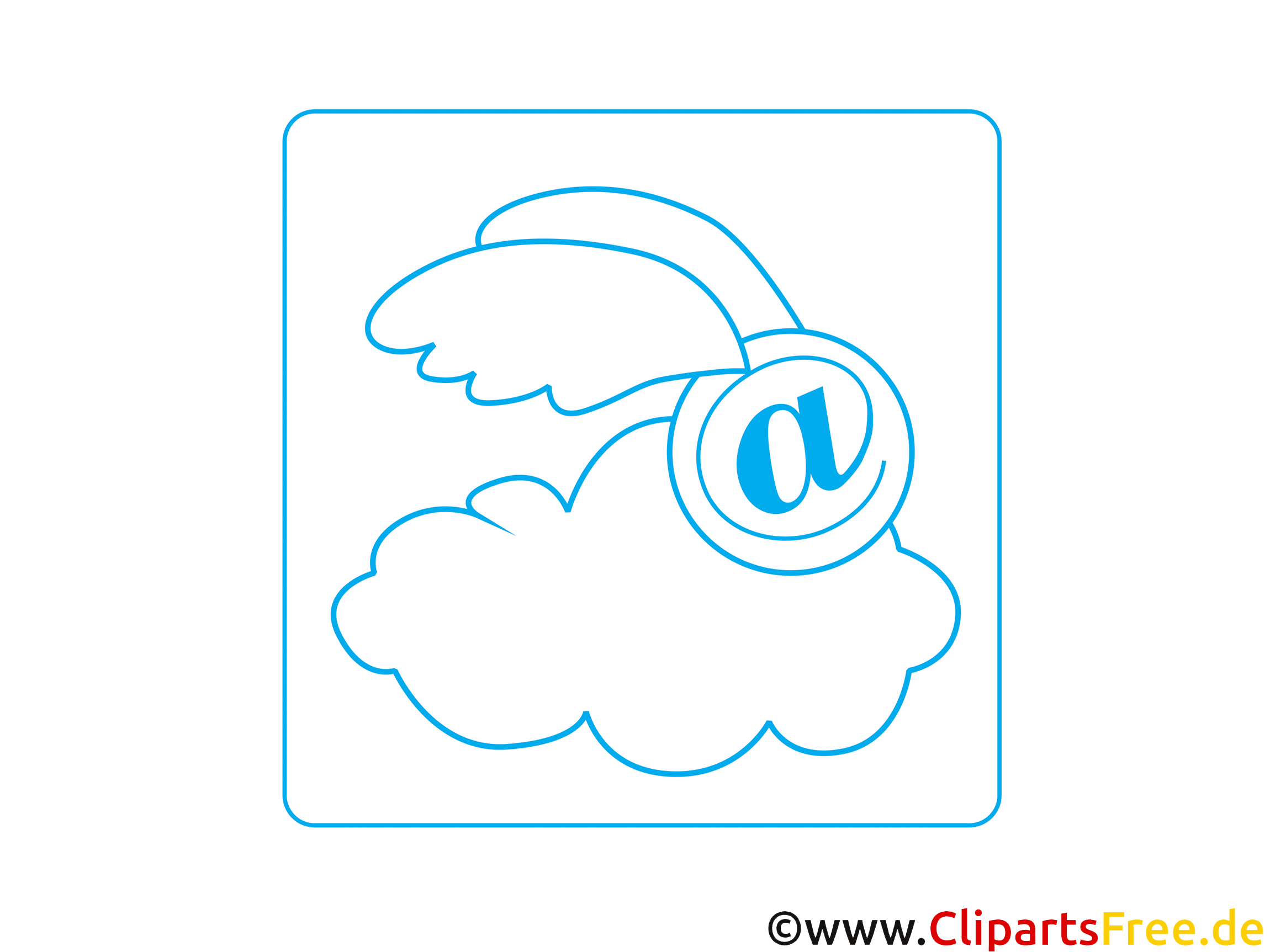 Wolke Internet Icon Clipart