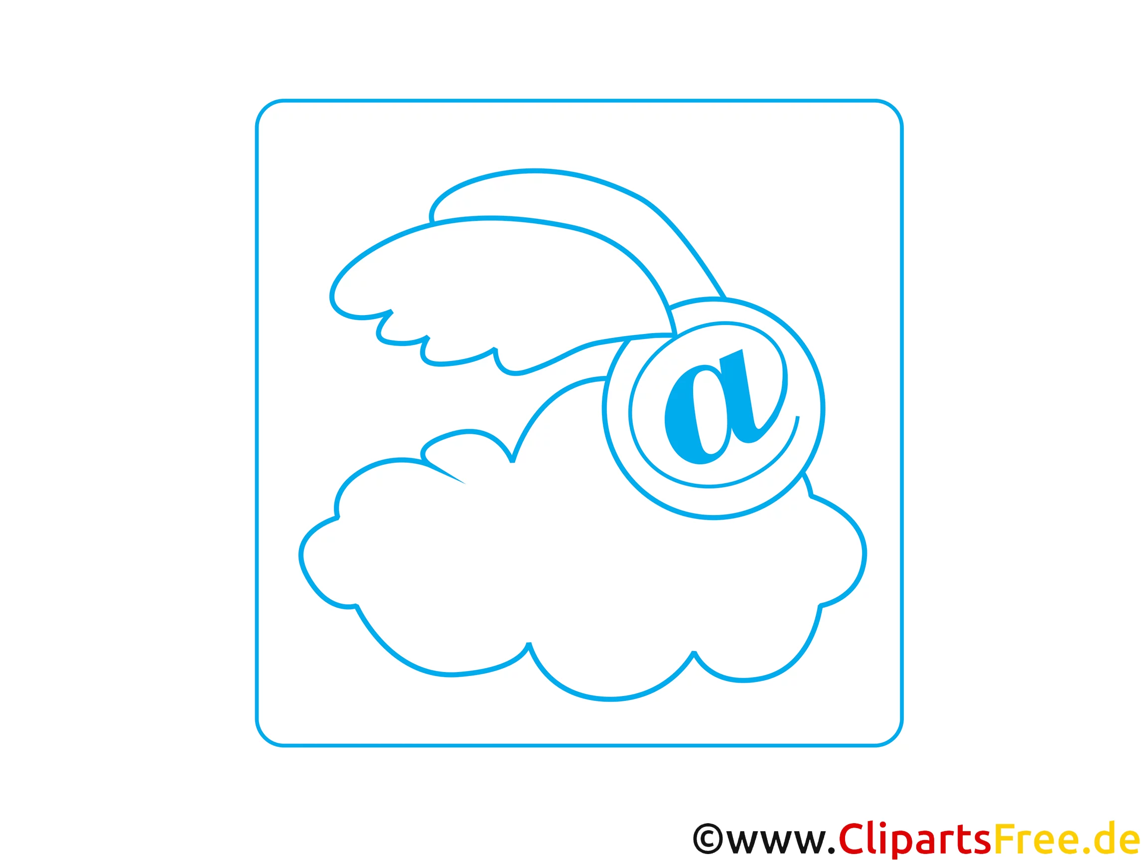 Wolke Internet Icon Clipart