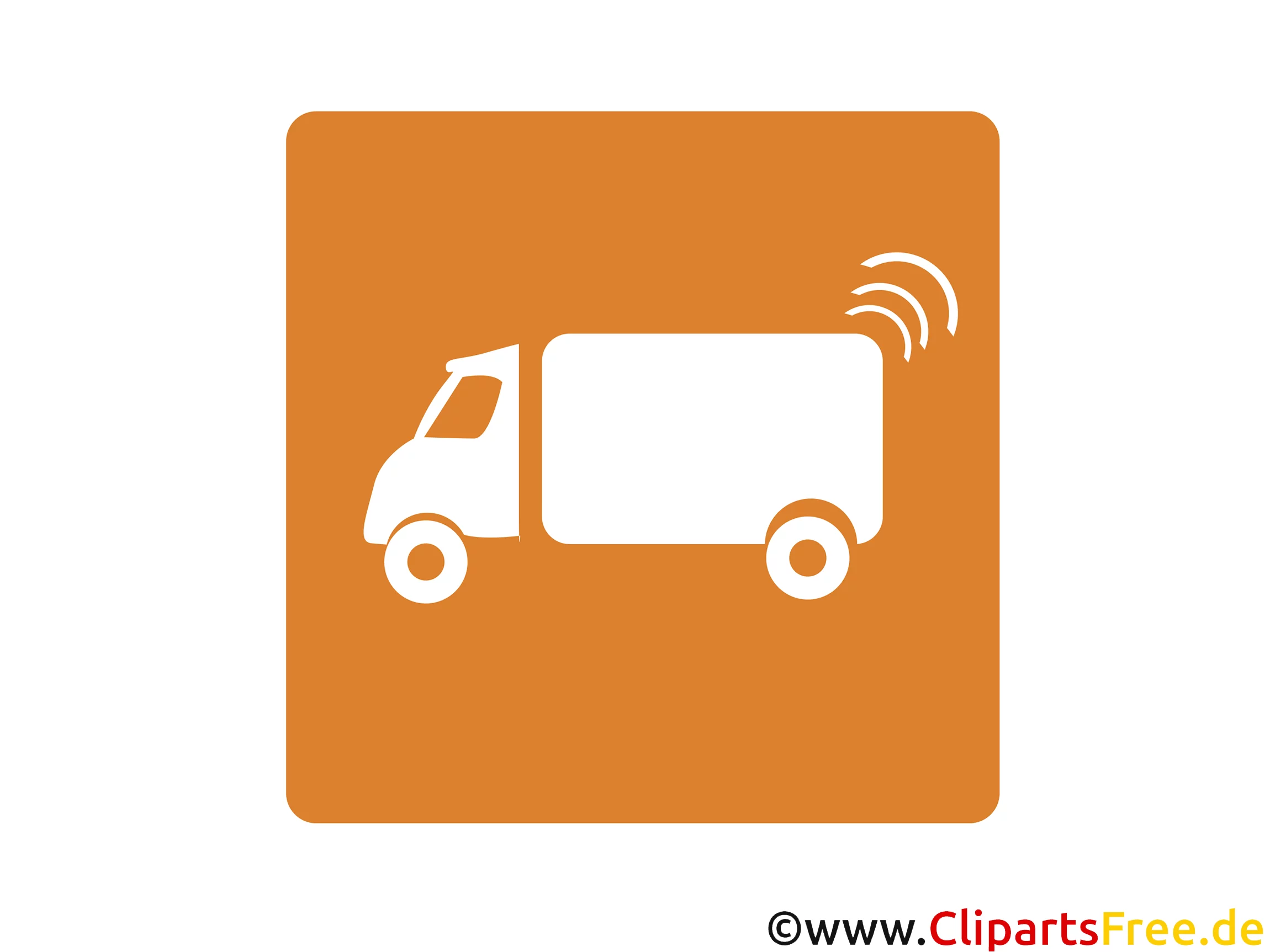 Lkw Icon, Zeichen, Bild