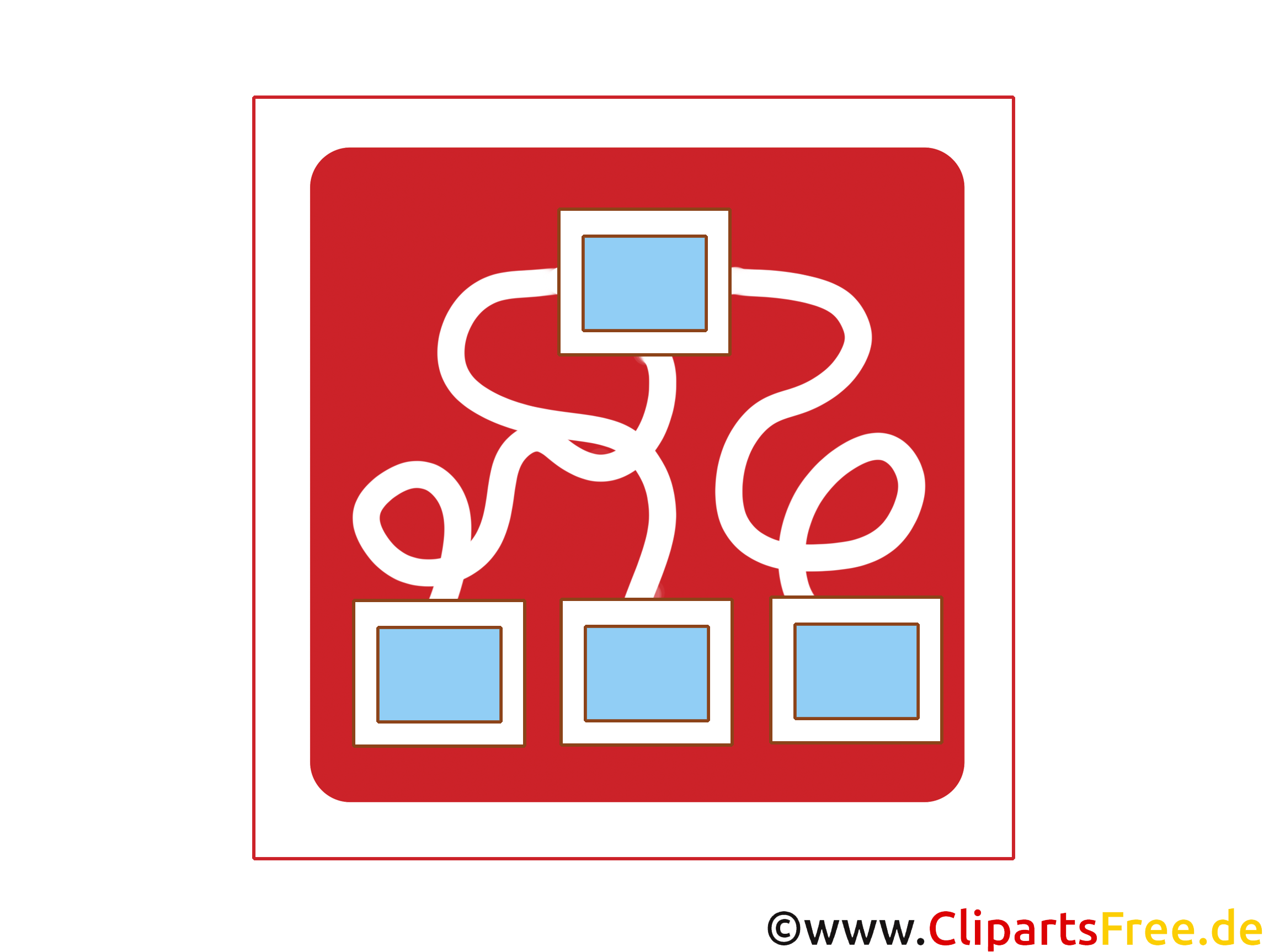 Web design icon network