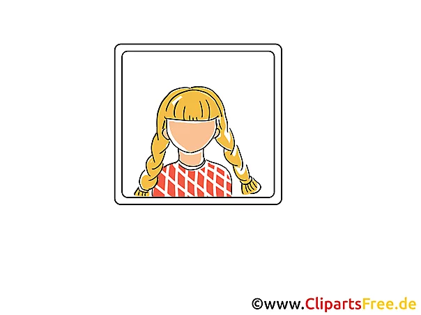 Default Profilbild Frau Grafik, Bild, Clipart, Vorlage kostenlos