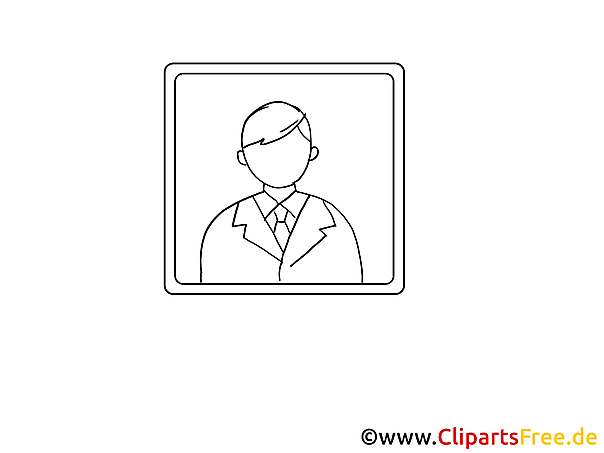 Mann Profilbild fuer Website  Icon, Bild, Clipart, Grafik