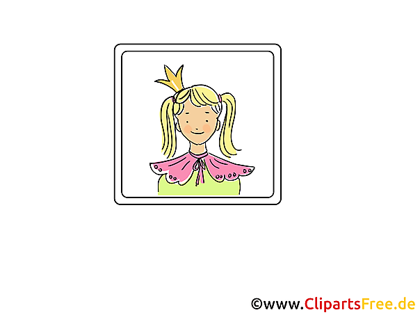 Prinzessin Icon, Bild, Clipart, Grafik