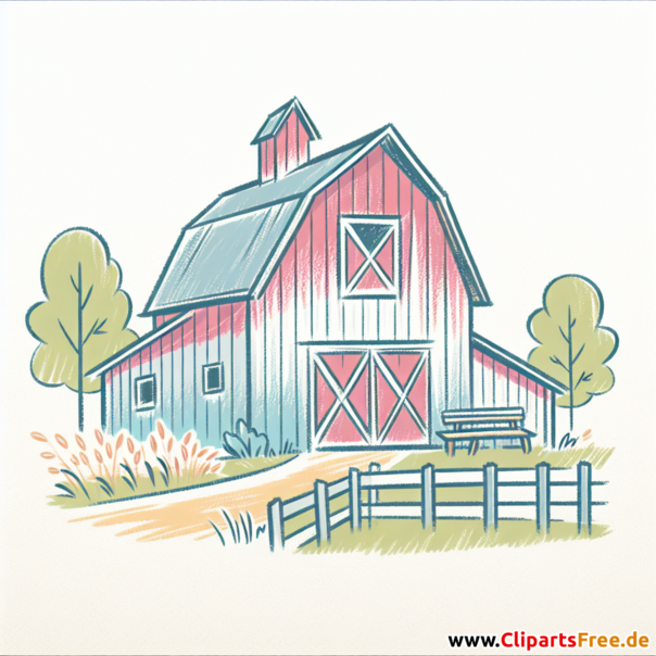 Scheune Clipart - Bilder zum Thema Immobilien
