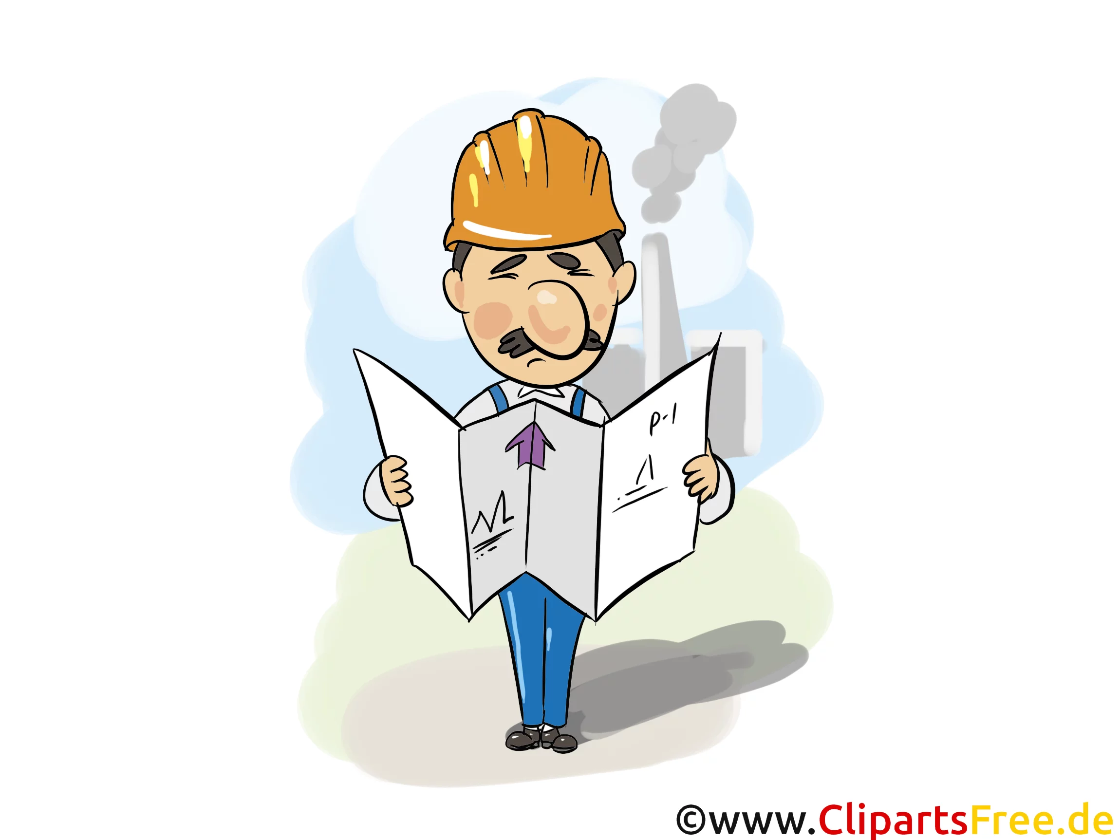 Bauingenieur Bild - Industrie Bilder, Wirtschaft Illustrationen, Grafiken, Cliparts