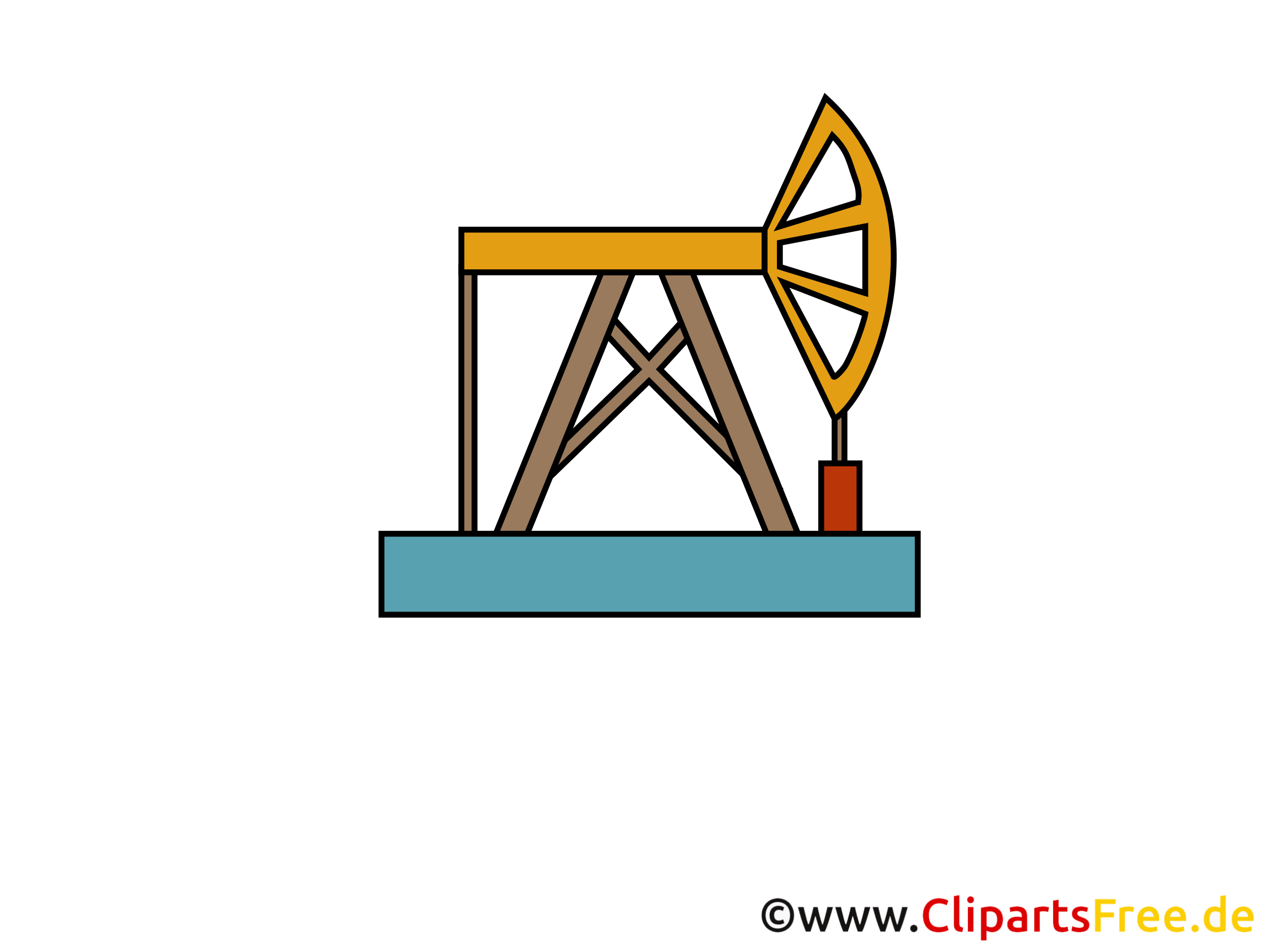 Erdölförderung Clipart, Bild, Icon, Grafik Erdölförderung Clipart, Bild, Icon, Grafik