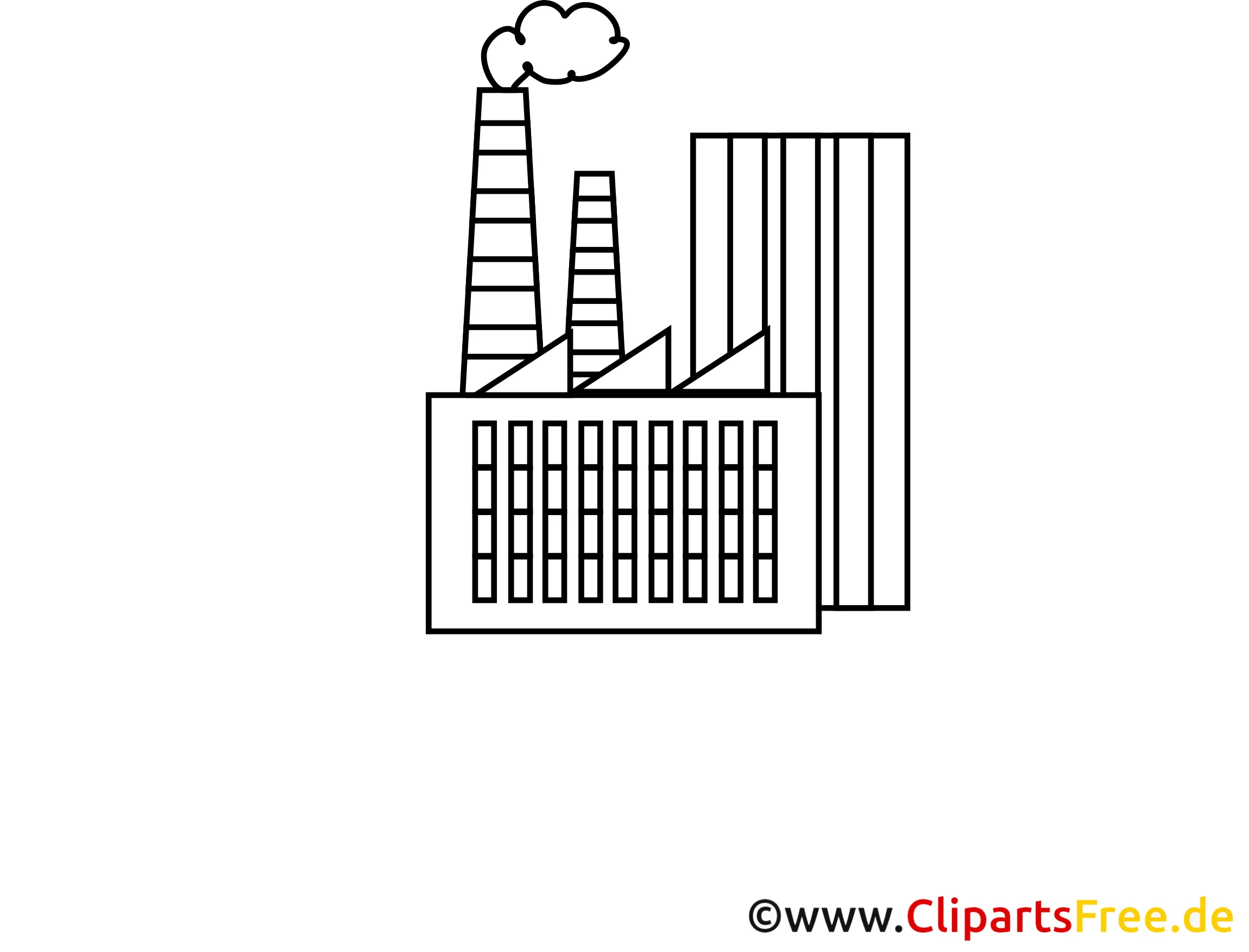 Produktionsstätte Zeichnung, Grafik, Clipart, Bild