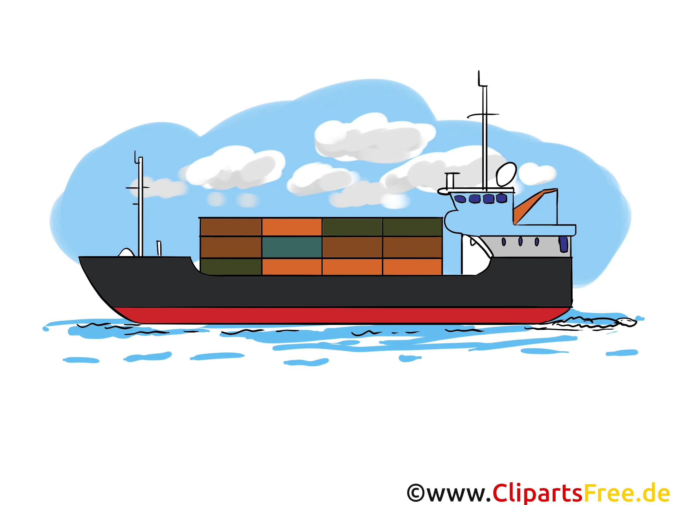 Tanker Bild - Industrie Cliparts, Wirtschaft Bilder, Business Grafiken, Logistik Illustrationen
