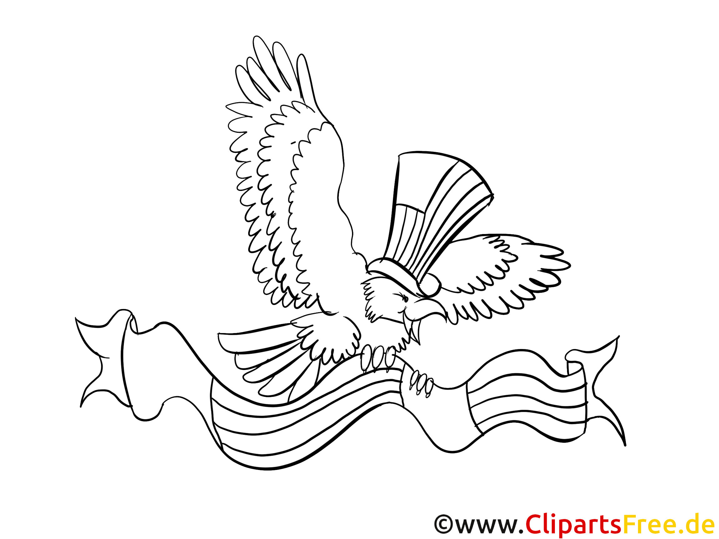 4th of July Color Pages