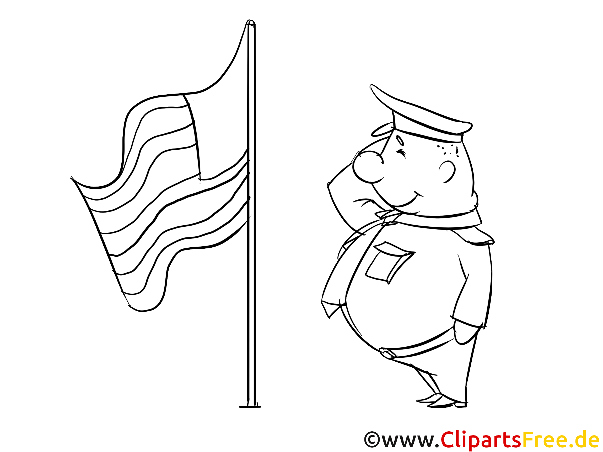 4th of July Coloring Pages free