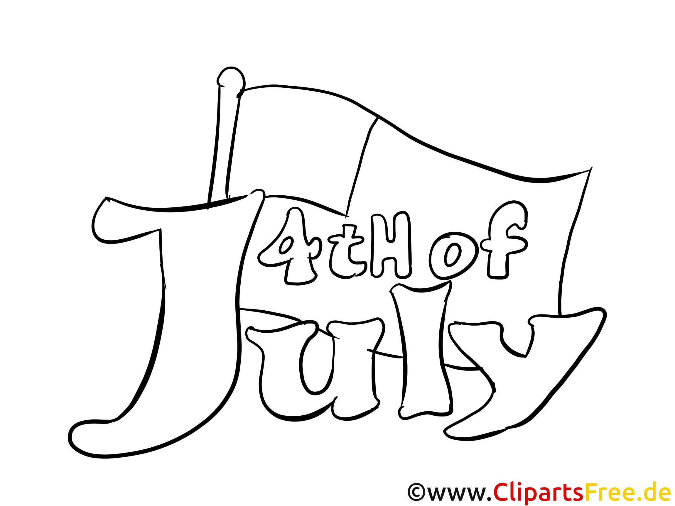 Fourth of July Coloring Pages