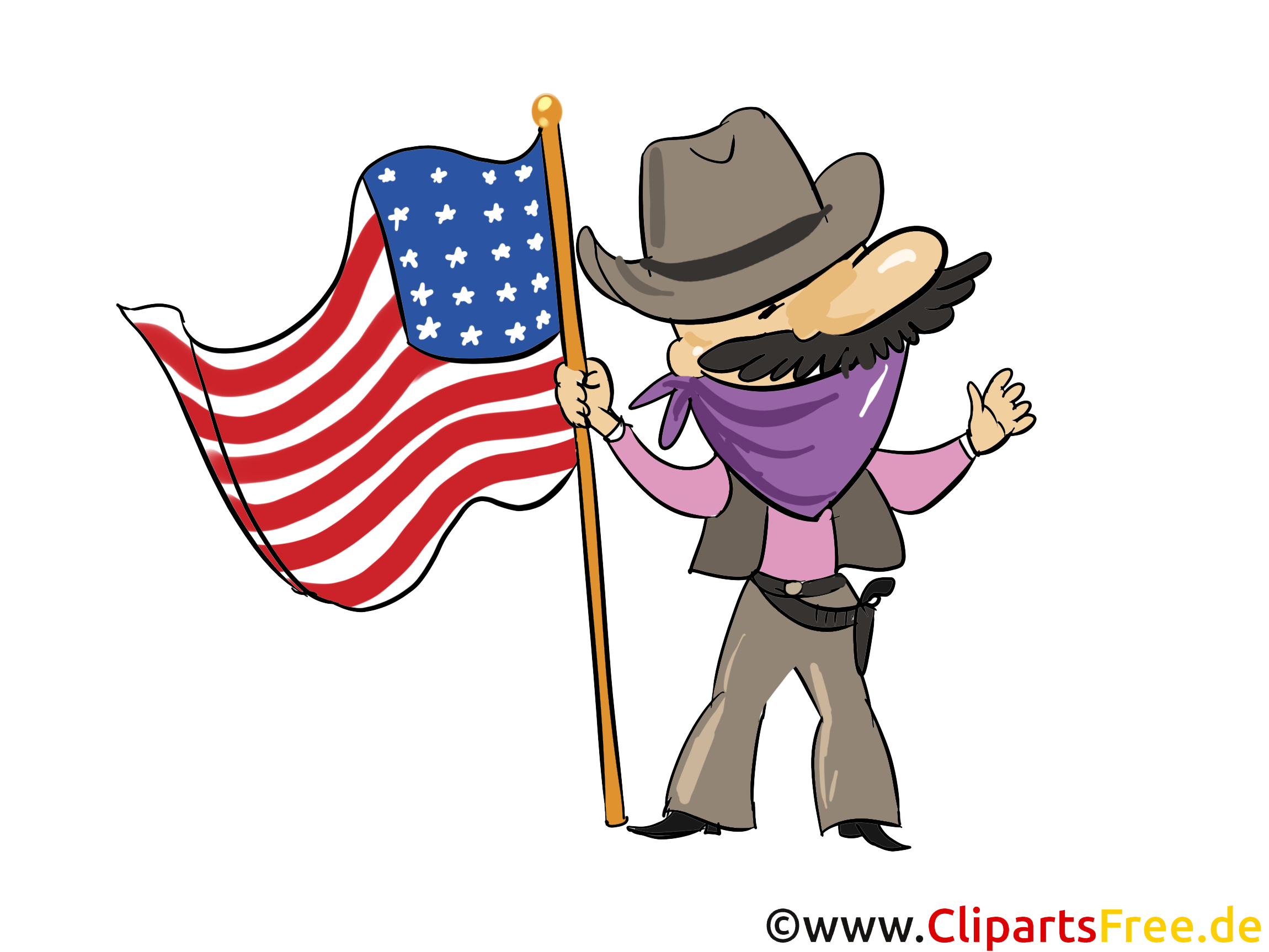 USA Clip Art free Cowboy, Texas, Wild West