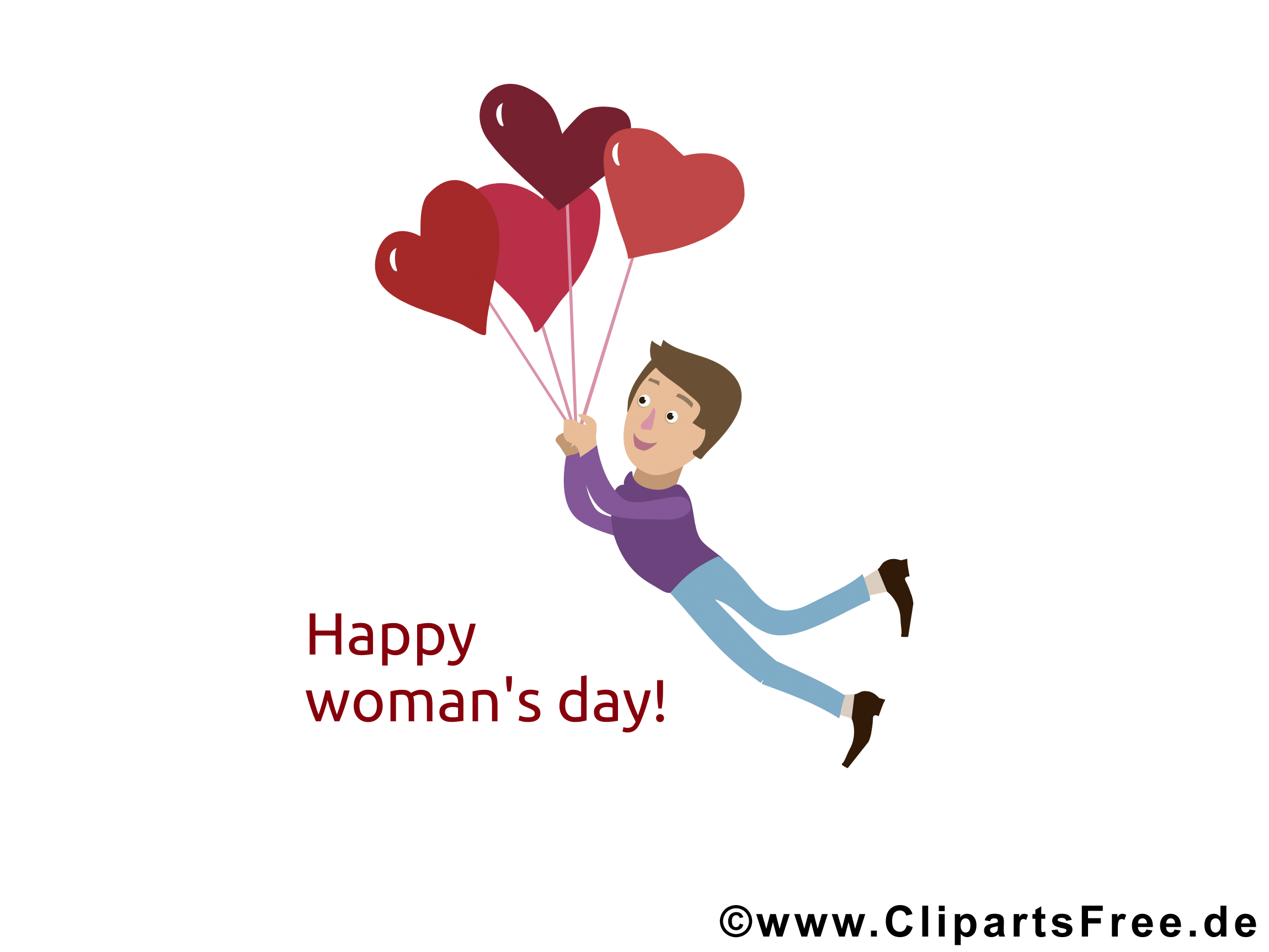 Frauen Tag Karte, Clipart, Bild, Illustration Frauen Tag Karte, Clipart, Bild, Illustration