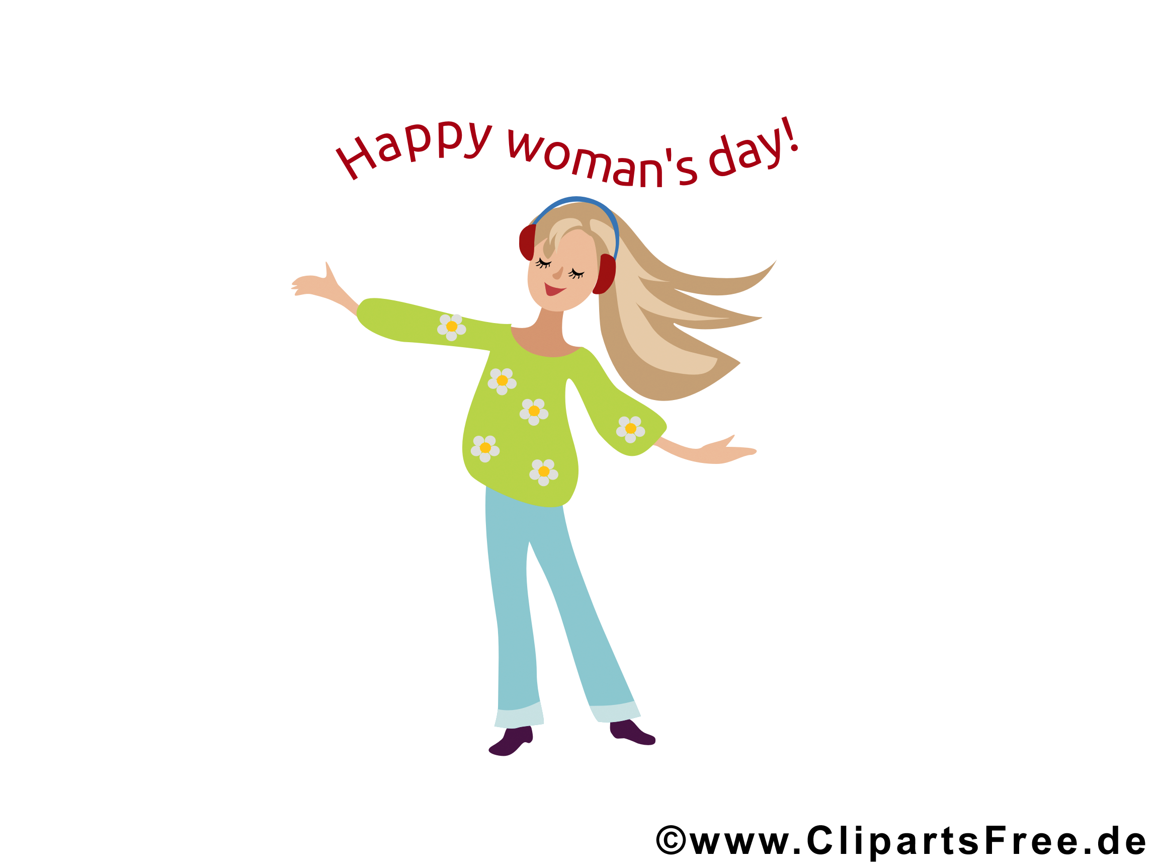 Glückwunsch zum Frauentag Glückwunschkarte, Bild, Grafik Glückwunsch zum Frauentag Glückwunschkarte, Bild, Grafik