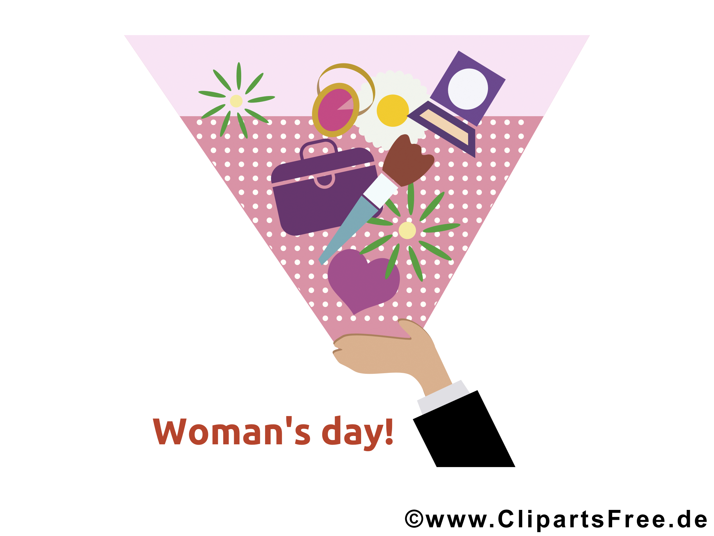 Glückwunschkarte zum Frauentag Glückwunschkarte zum Frauentag