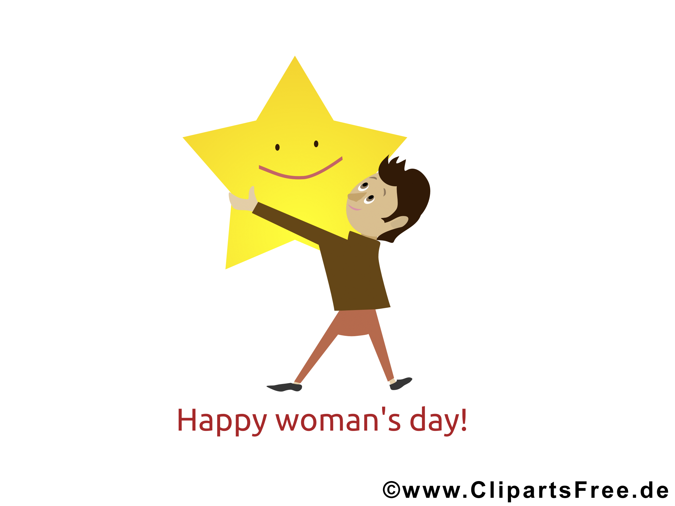 Weltfrauentag Glueckwunschkarte. Bild, Cartoon Weltfrauentag Glueckwunschkarte. Bild, Cartoon