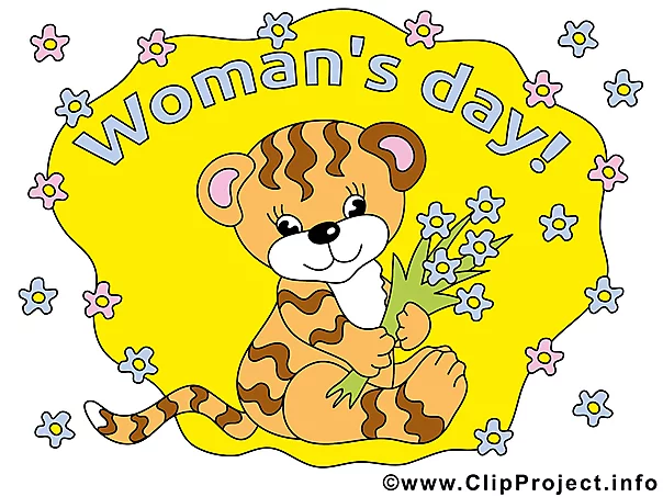 Woman Day 2015  Date, Cards, Clip Art