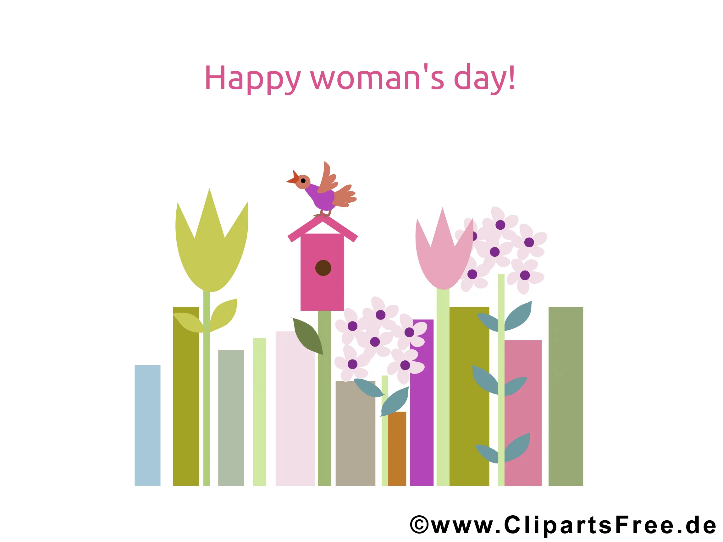 Womensday Card for free
