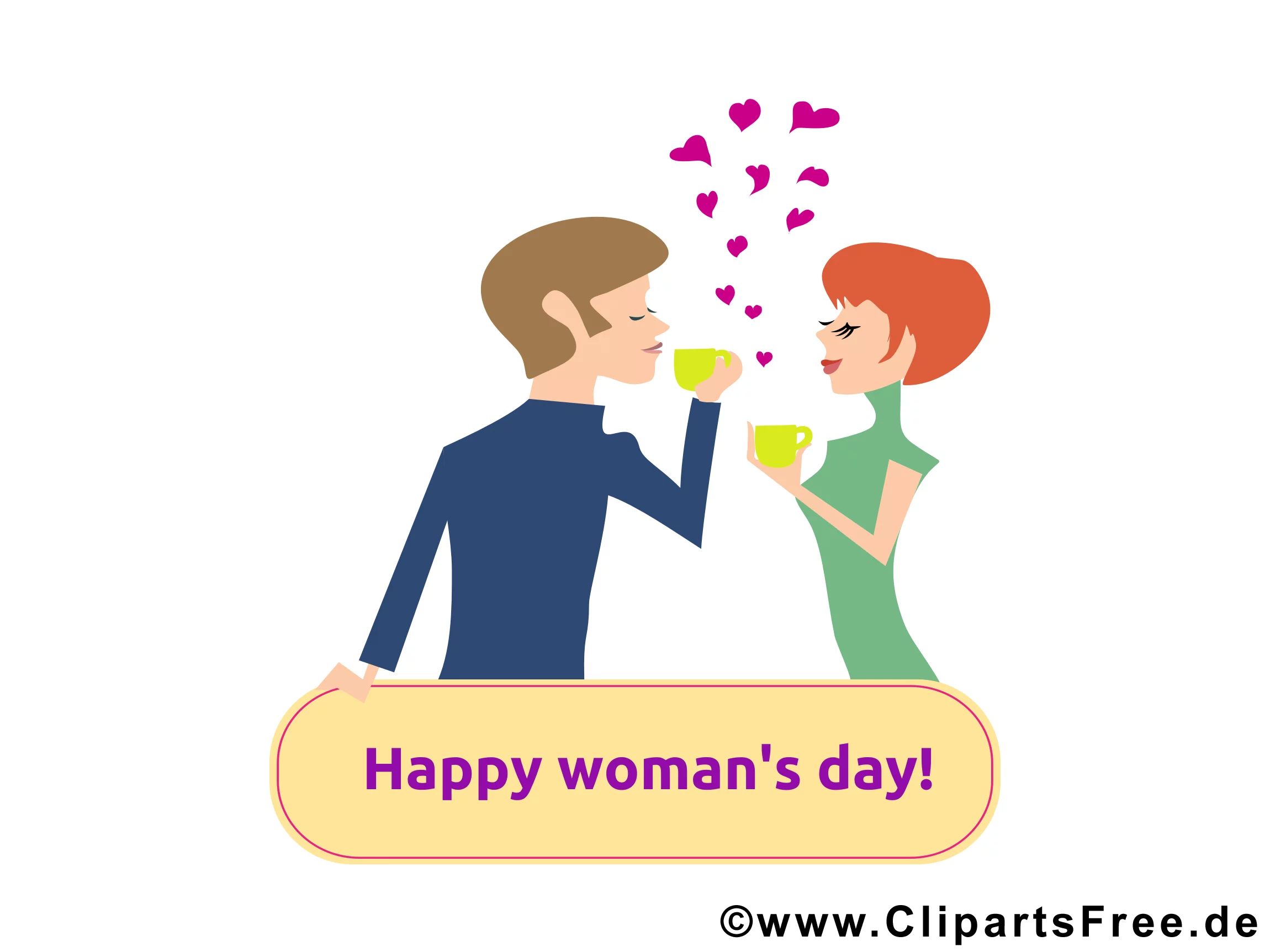 World Womens Day Card, Clip Art, Pic
