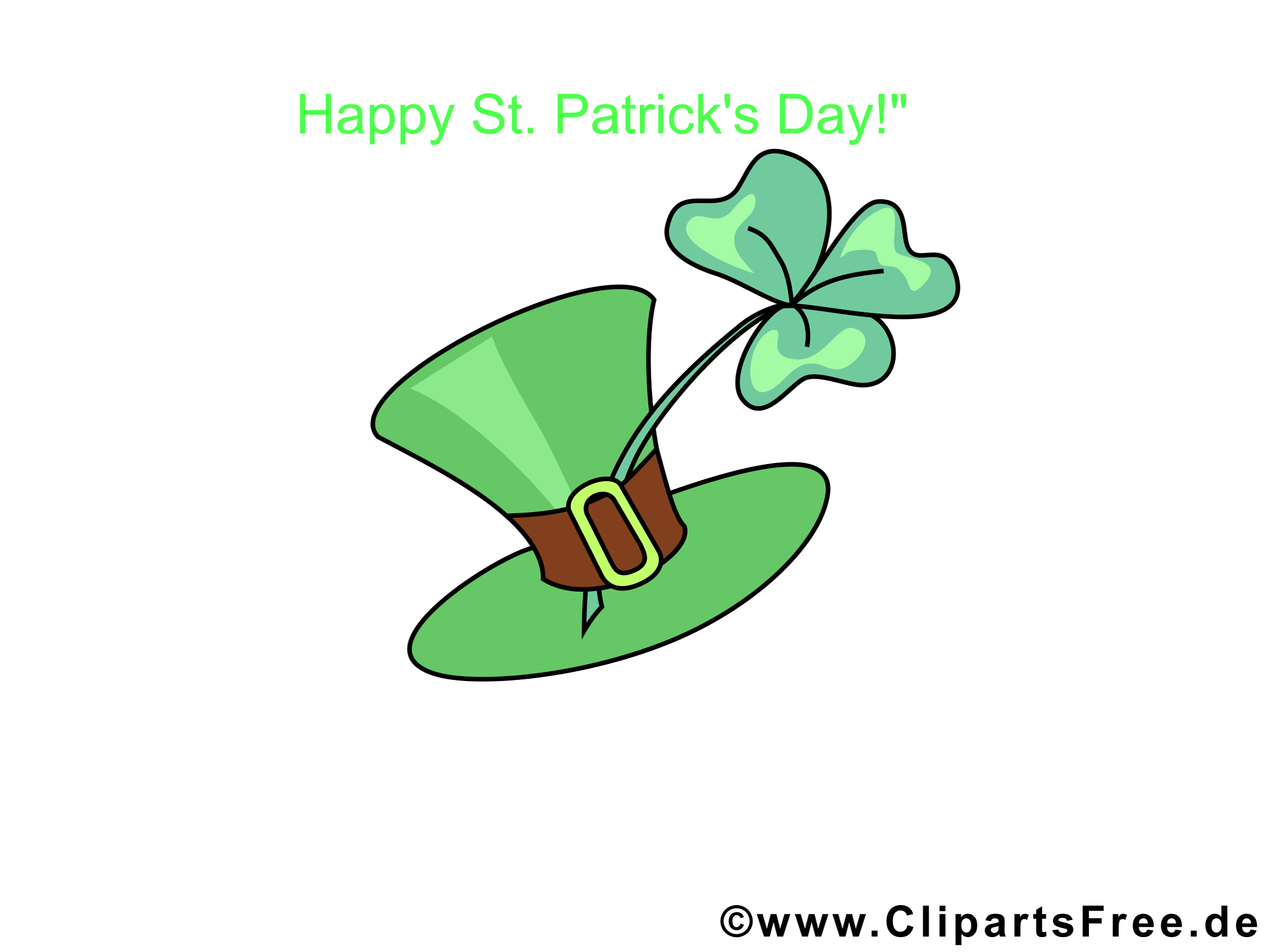 St Patricks Day Hat Clip Art, Pics