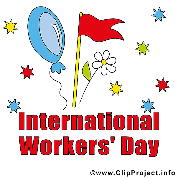 International Worker's Day Clipart Image gratis
