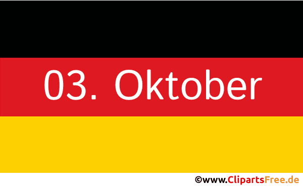 Clipart zum Tag der Deutschen Einheit 3. Oktober Clipart zum Tag der Deutschen Einheit 3. Oktober