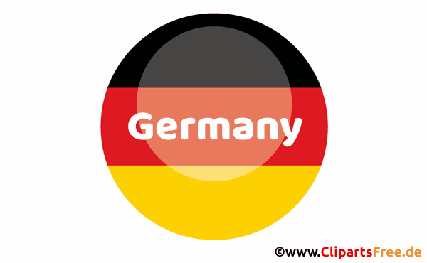 Germany Button rund mit animiertem Text Germany Button rund mit animiertem Text