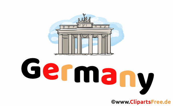 Germany Clipart für Schulunterricht - Tag der Deutschen Einheit Germany Clipart für Schulunterricht - Tag der Deutschen Einheit