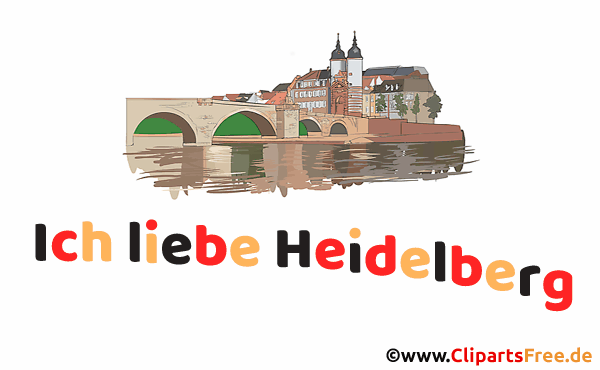 Jeg elsker Heidelberg gif animasjon
