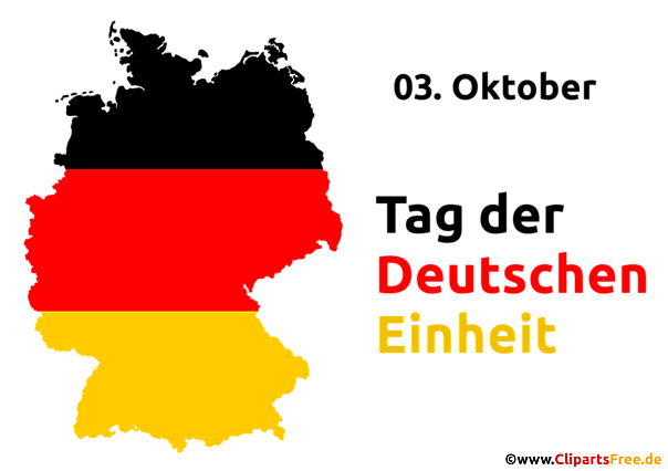 Plakat Tag der Deutschen Einheit zum Ausdrucken