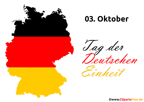 Tag der Deutschen Einheit Illustration in Hochauflösung