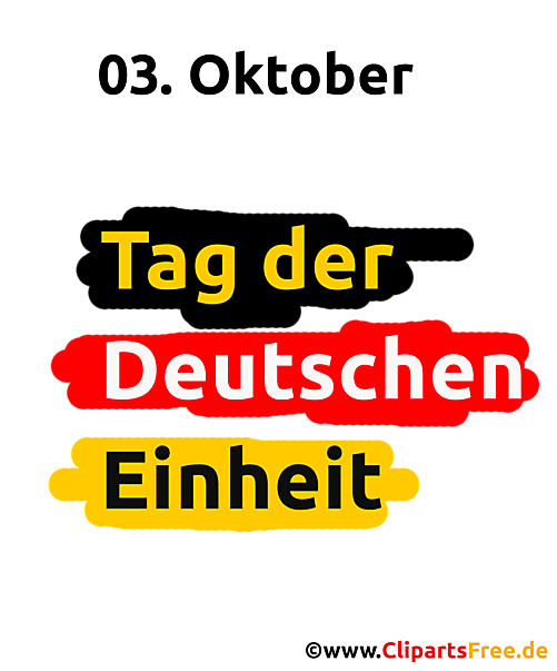 Tag der Deutschen Einheit T-Shirt Design