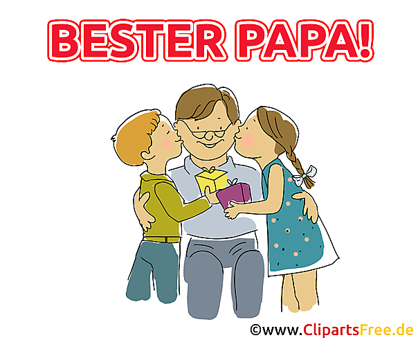 Geschenk voor papa - Vaderdag Clipart Geschenk voor papa - Vaderdag Clipart