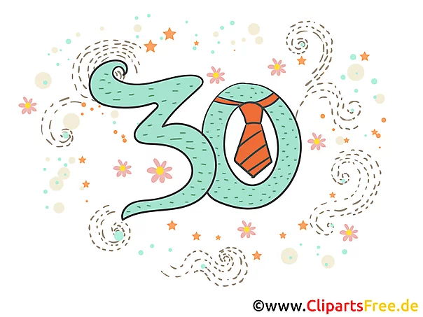 Herzlichen Glueckwunsch zum 30 Geburtstag eCard