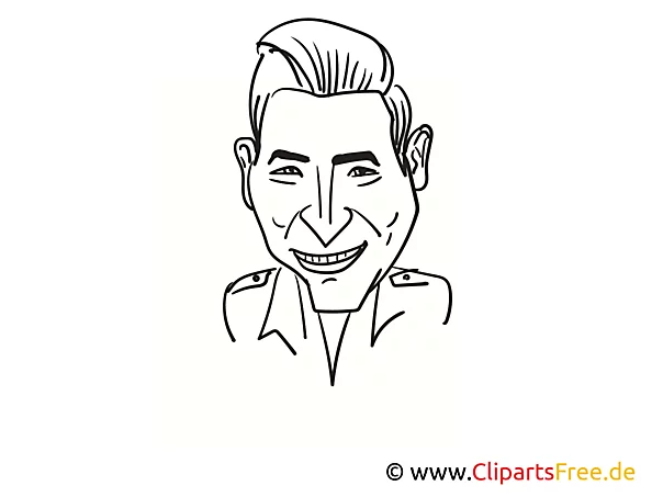 Andreas Gabalier Zeichnung, Cartoon, Karikatur