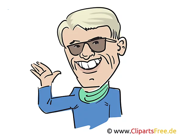 Heino Karikatur, Bild, Illustration, Comic