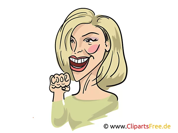 Helene Fischer Karikatur, Bild, Illustration, Comic